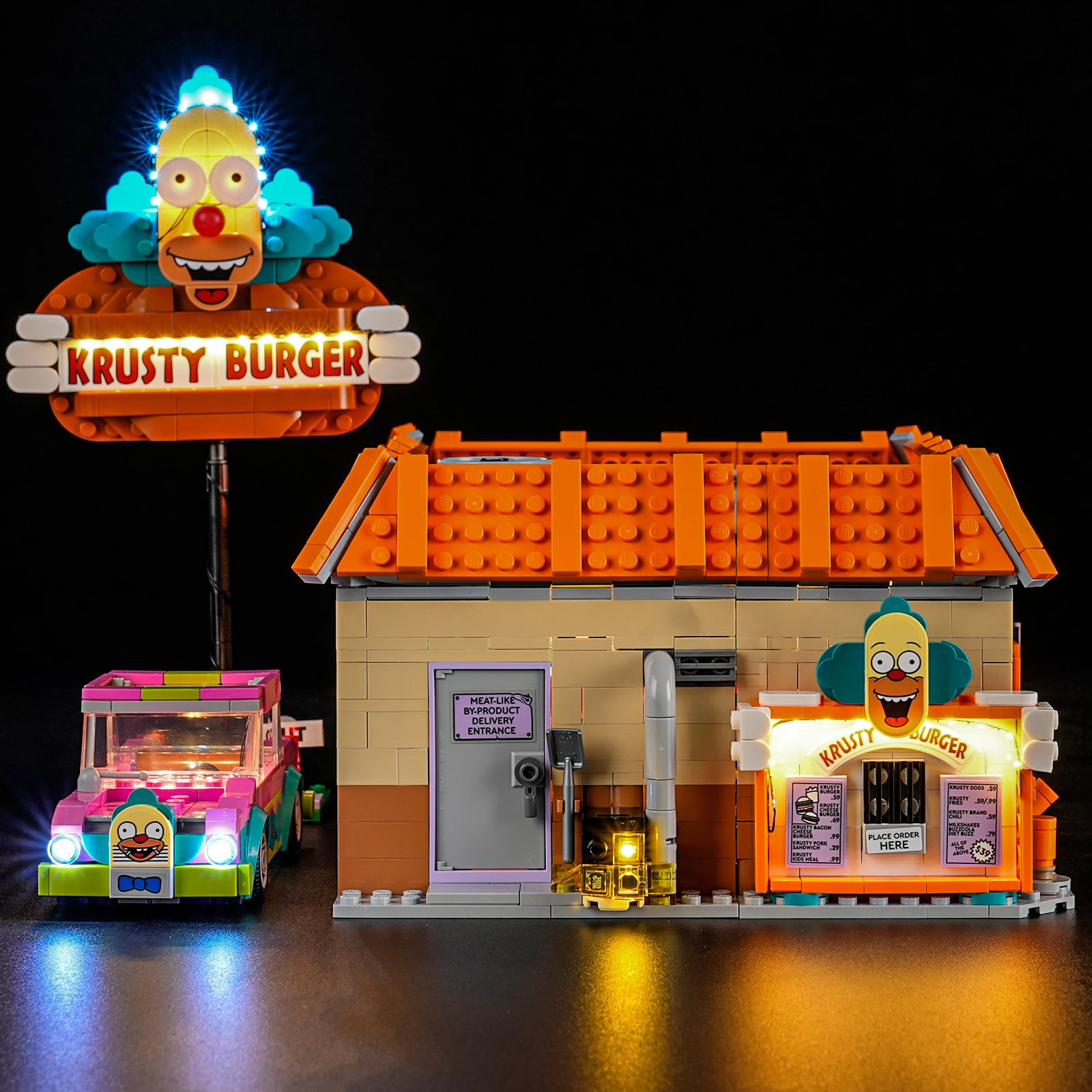 

Комплект освещения для LEGO The Simpsons Krusty Burger 10352, набор не включает строительный блок (только комплект светодиодных фонарей)
