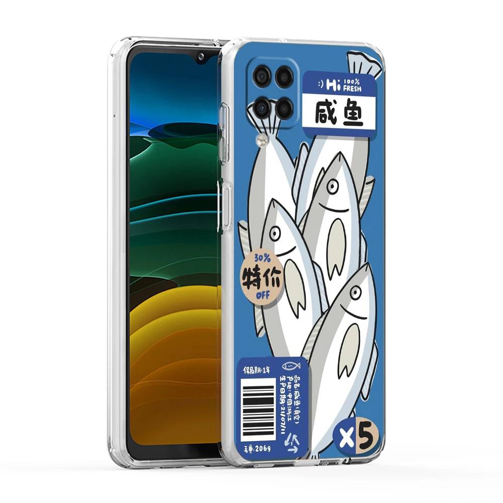 Samsung Discounted Salted Fish And Vegetables Soft Cover for Samsung Galaxy A13 A15 A17 A22 A23 A25 A31 A32 A33 Transparent Phone Case - Aliexpress Deal