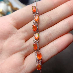 Free shipping on All natural Opal Women's luxury Women's Jewelry 925 sterling silver bangle New Gem Christmas gift for women