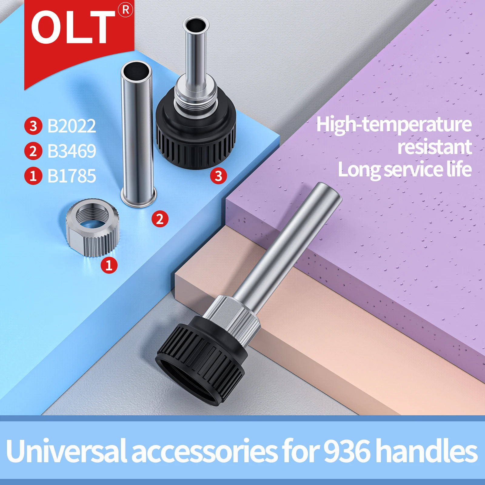 

Наконечник для паяльника B3469 B1785 B2022, адаптер для рукоятки, совместимый с HAKKO 936/937/907/913/951/FX8801, сменные аксессуары, инструмент