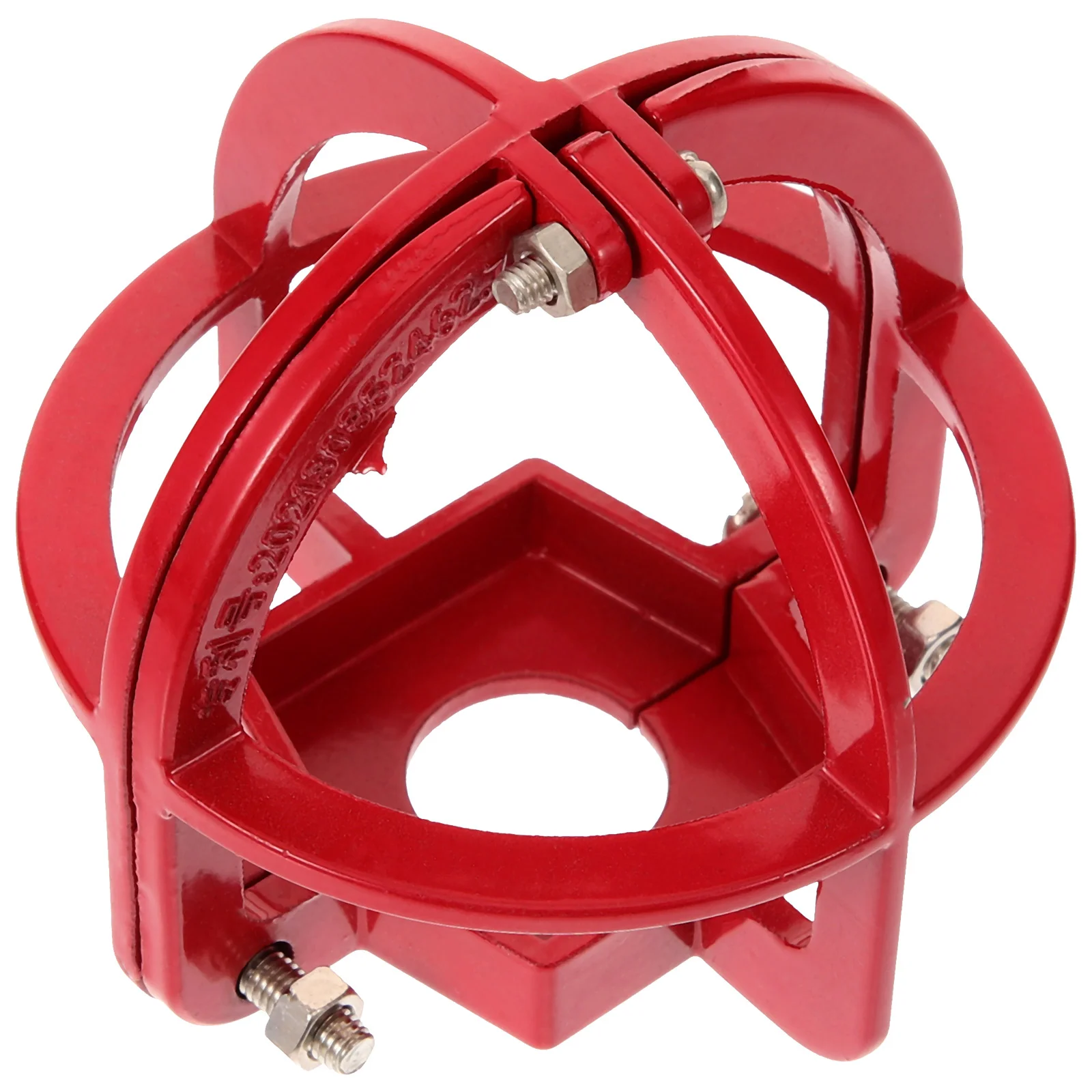 

Fire Sprinkler Covers Head Protection Frame Hose Plate Dust Red Metal Guard Child Sprayer