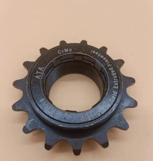 1 Stück Single Speed Old School BMX Freilauf Cromo Schwarz Nickel 3/32 15T von ATA für Brenner Mongoose Haro