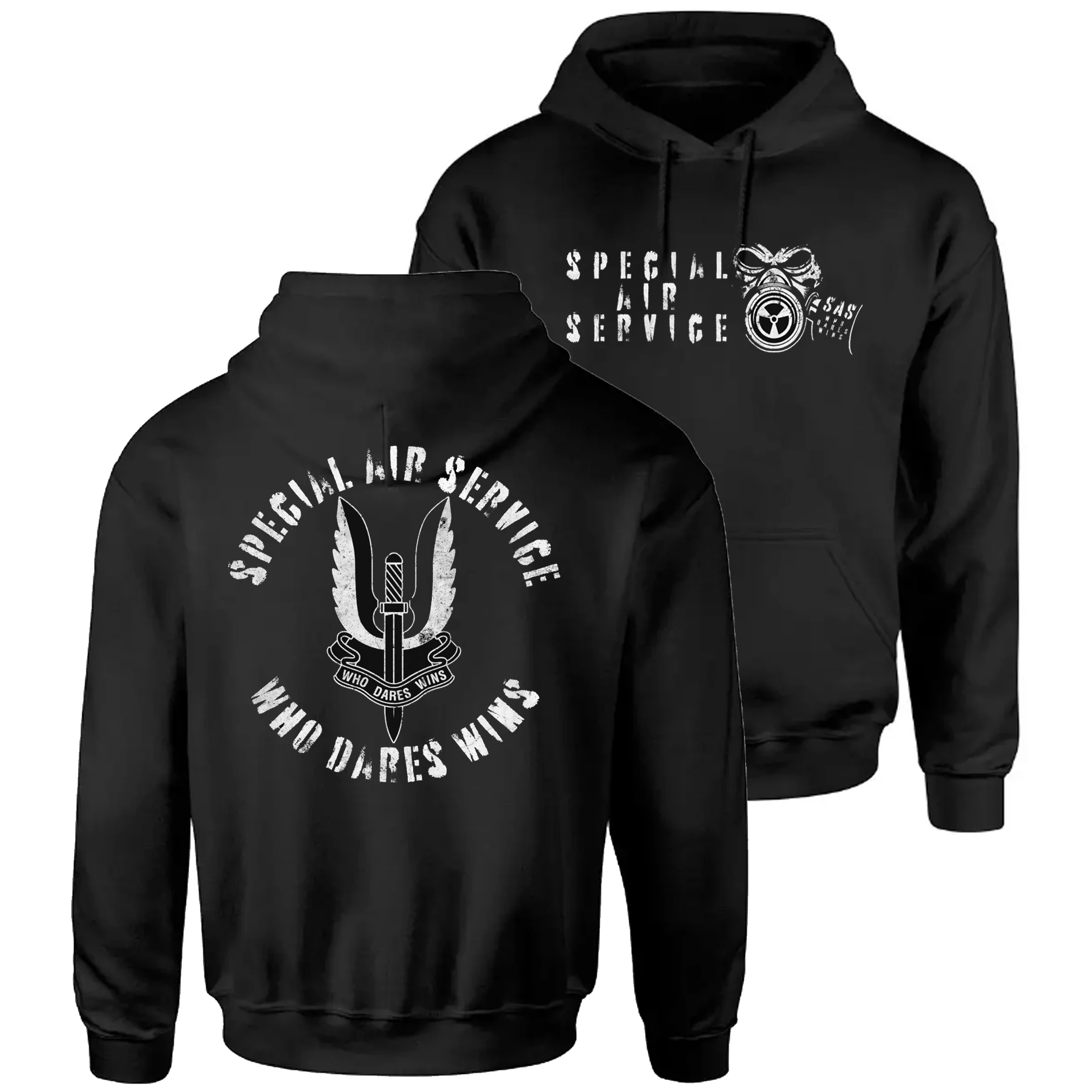 British Special Air Service SAS Special Forces Pullover Hoodie Comfortable Cotton Casual Mens Sweatshirt Military Streetwear