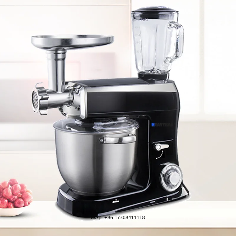 

Electric 3 in 1 4 in 1 Multifunctional Food Processor Egg Beater Meat Mixing Dough Mixer Cooking Machine