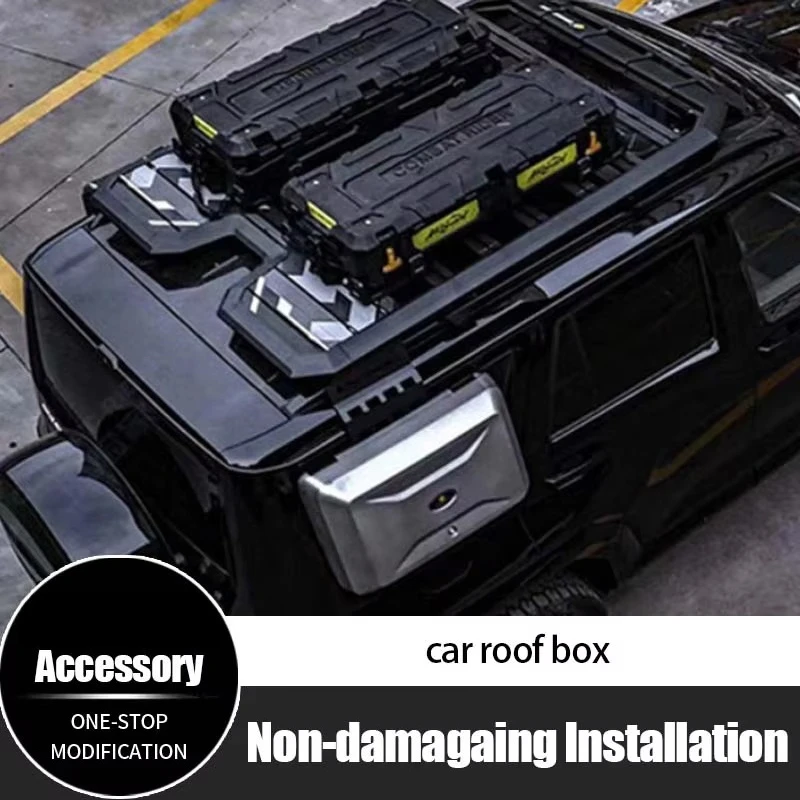 Trending Car Roof Box Heavy Duty Box High Strength Travel Storage Box for Leopard 5 Accessories