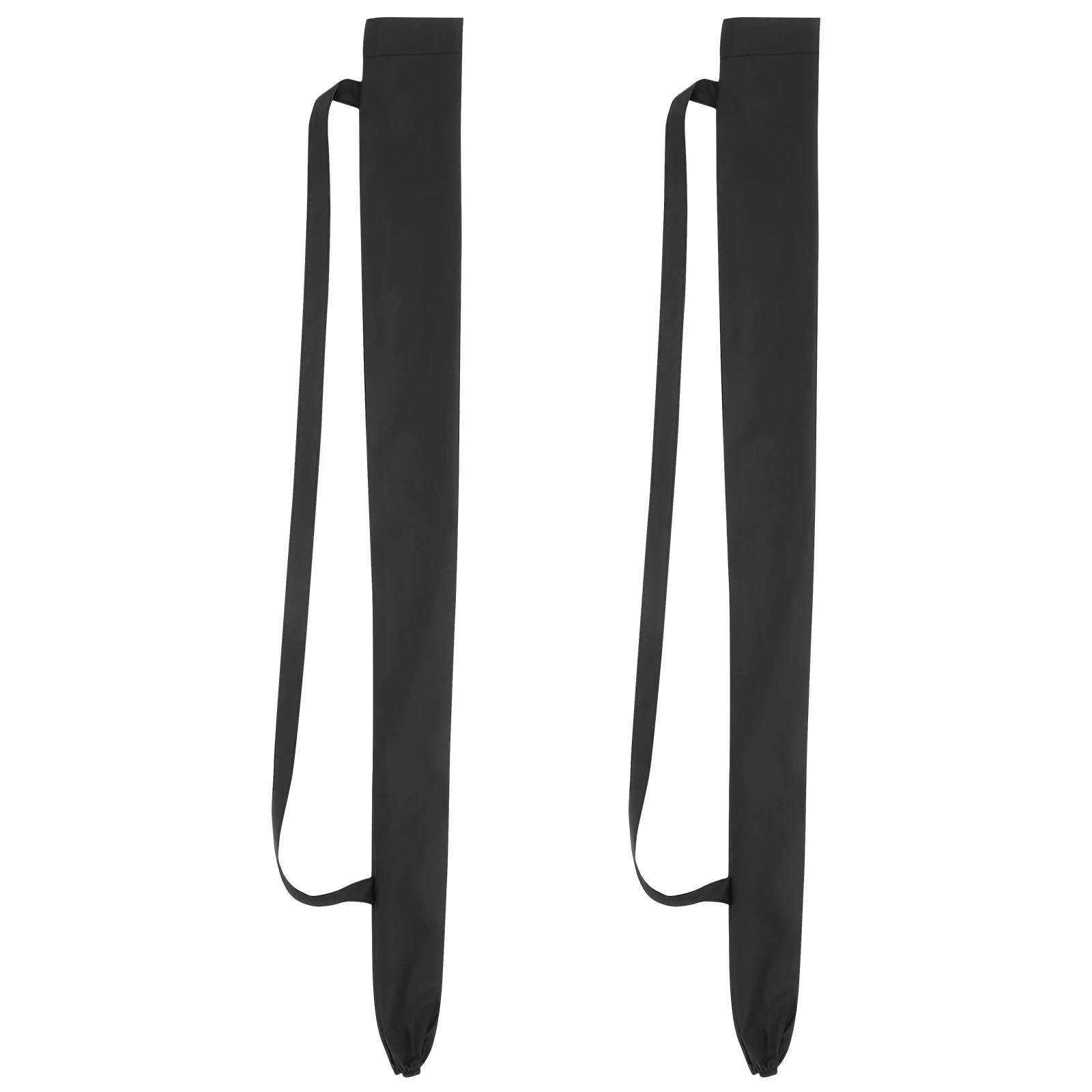 2Pcs With Shoulder Umbrella Storage Bag Fishing Rod Bag Foldable Black Oxford Baseball Bat Protective Covers Outdoors