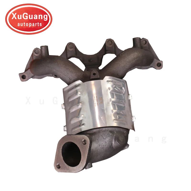 XG-AUTOPARTS Automotive Catalytic Converter For Hyundai New Elantra 2010 Year With Cast Iron Manifold