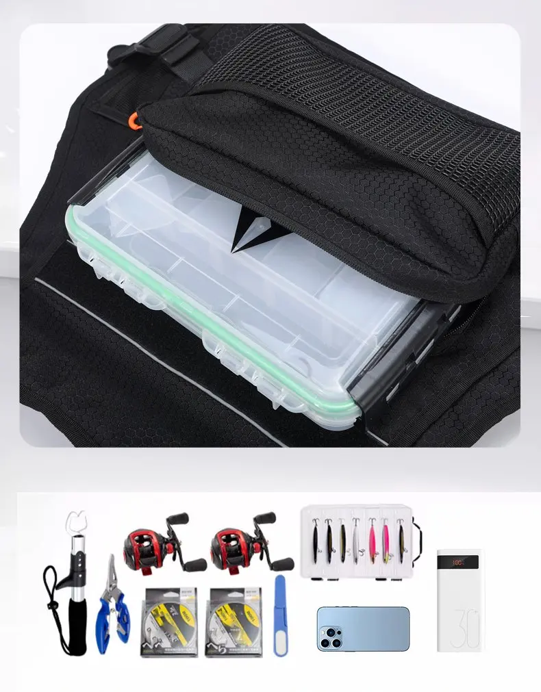 Outdoor-Camping-Kletter-Fahrrad-Rucksack-Sportweste Angeltasche Reisetasche Lauf-Workout-Rucksack Reittasche – Detail 7