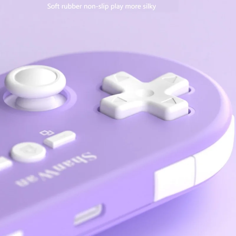 ShanWan Q37 Wireless Gaming Controller Bluetooth Micro Game Mini Gamepad Hall Joystick For PC Windows Android IOS mobile phone