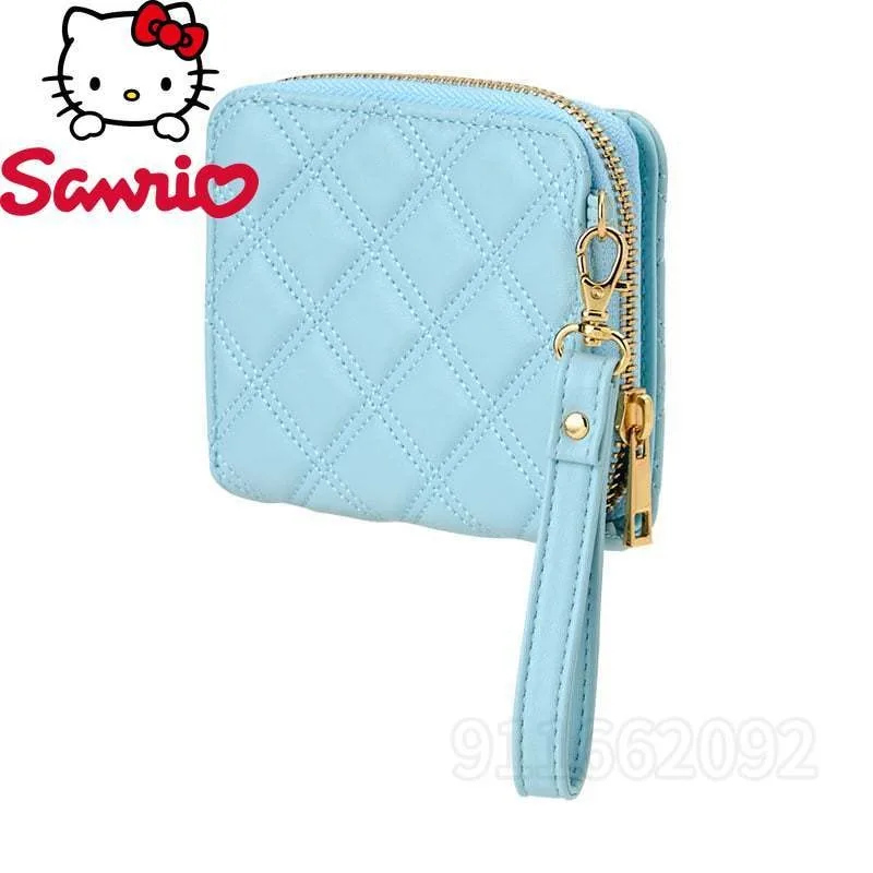  Hello Kitty New Mini Coin Purse Cartoon Cute Short Women's Wallet Multi-card Slot Large Capacity Fashion Women's Wallet