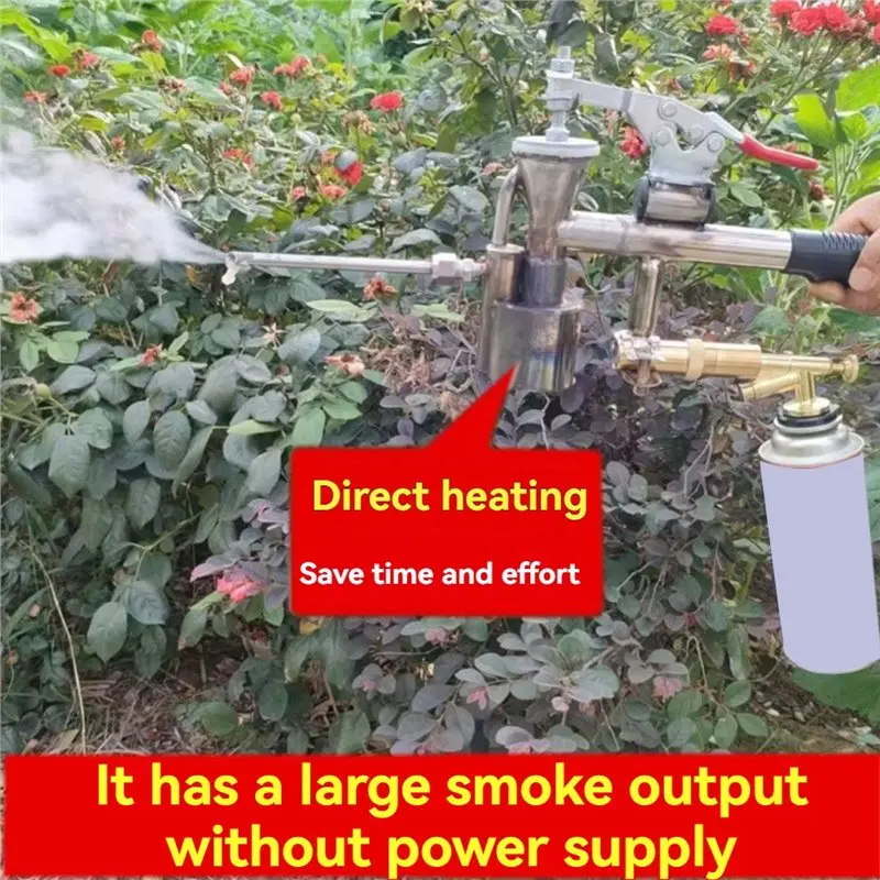 A26F-Bee Mite Treatment Fog Machine Heated Smoker Oxalic Acid Atomization Upgraded Mite Treatment Device Beekeeping Tool