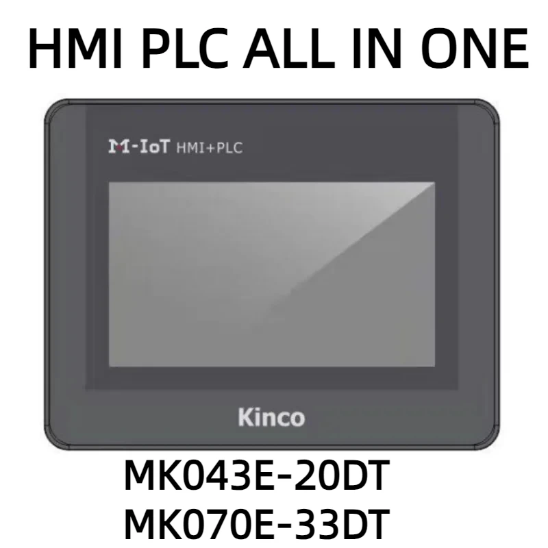 

Kinco 7"MK070E-33DT HMI PLC All In One MK043E-20DT Touch Screen With Programmable Controller Integrated Panel Support Remote