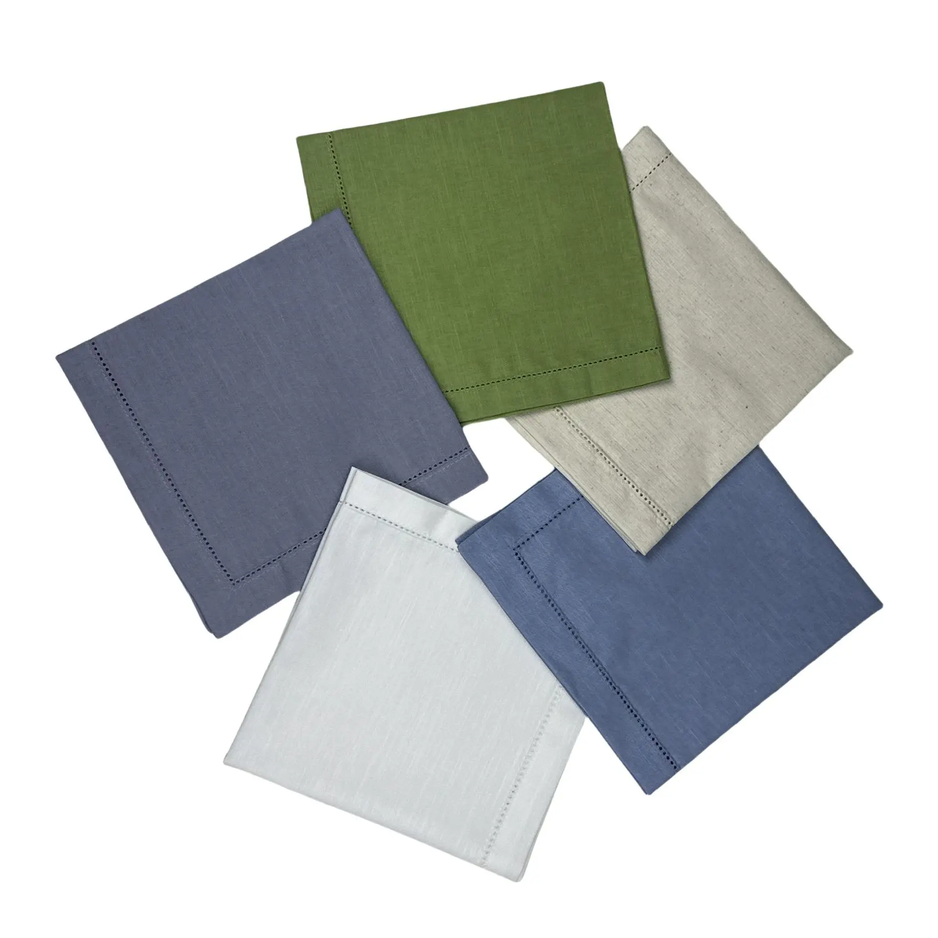 Cloth Napkins Set of 12,Hem Stitched Corners, Soft, Washable, Highly Durable & Absorbent, Perfect for Parties, Christmas, Thanks