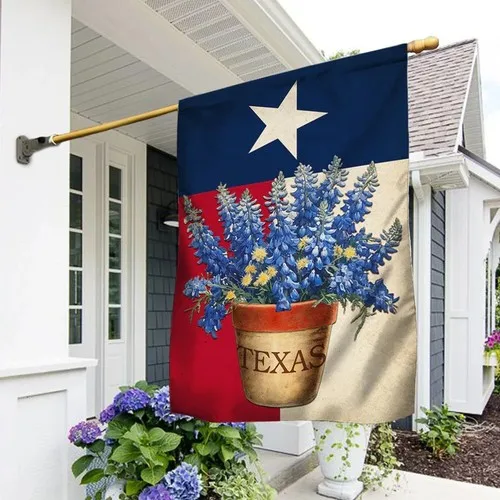 Texas State Bluebonnet Flower Flag Graden Flag UUI GGX
