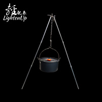 Camping Cookware Set Aluminum Nonstick Portable Outdoor Tableware Kettle Pot Cookset Cooking Pan Bowl for Hiking BBQ Picnic