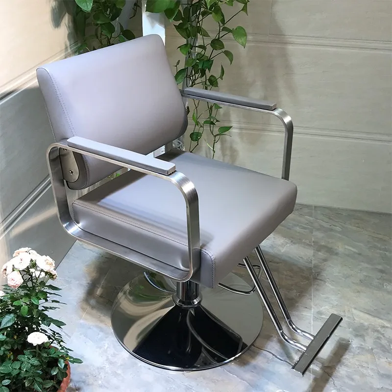 Modern Simple Saloon Chair Furniture Spa Beauty Salons Hair Salon High Heel Aesthetic Hydraulic Silla Barberia Barber Armchair