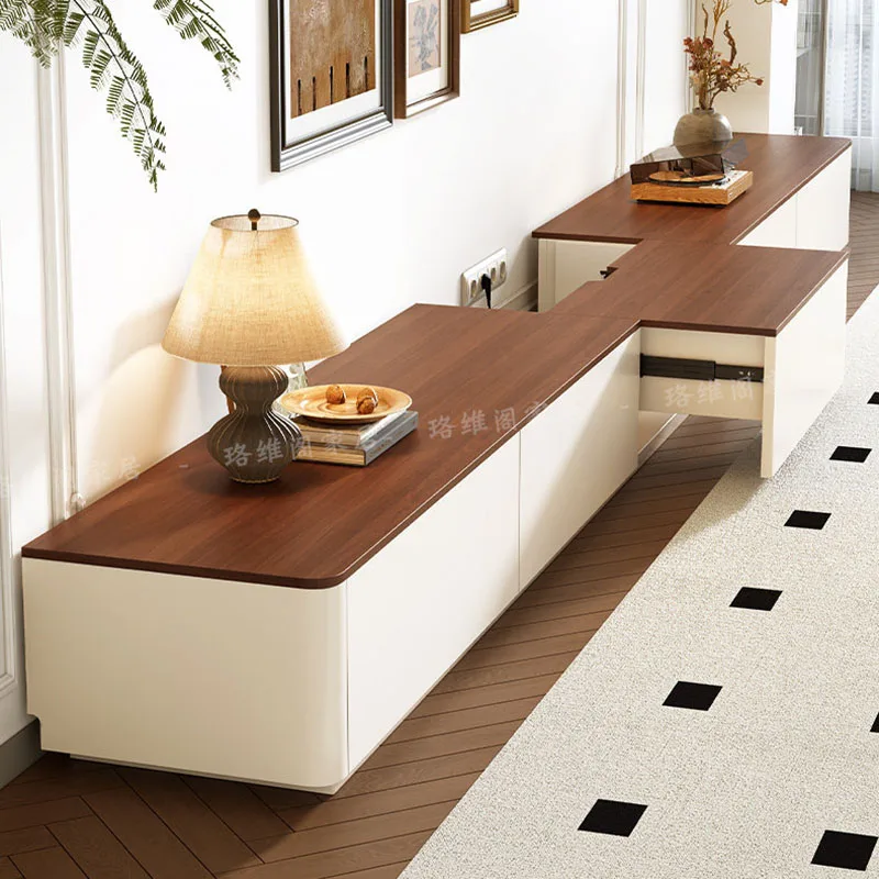 Modern Luxury Tv Stands Living Room Wood Universal Designer Organizer Storage Tv Table Drawers Muebles Para Tv Trendy Furniture