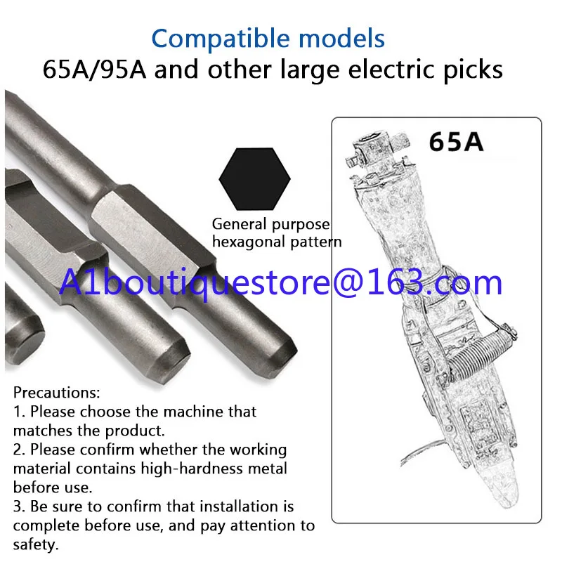 65A Large Electric Pick With Widened And Thickened Shovel Head 95 Electric Pick for Concrete Digging Shovel Tree