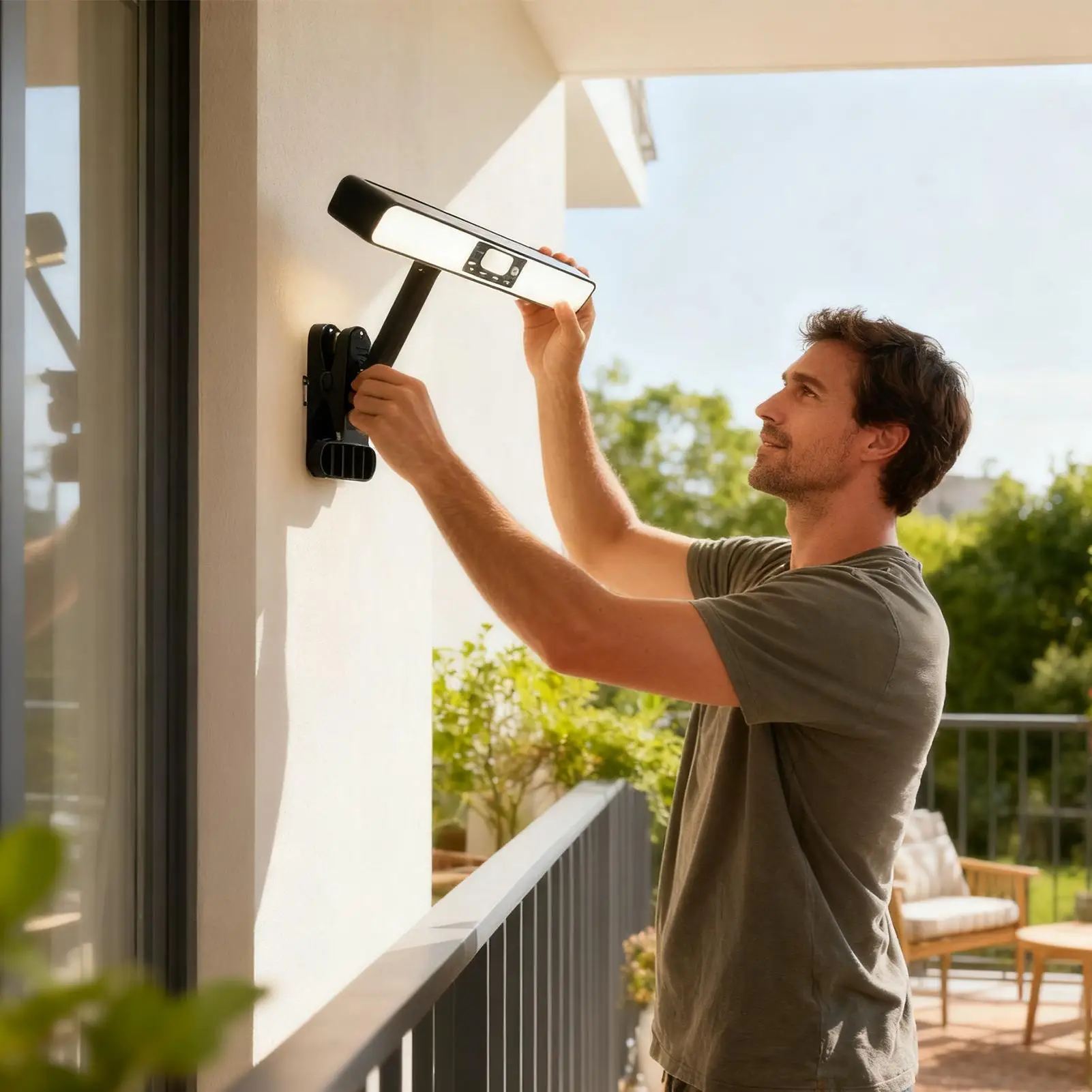 

Солнечные фонари, уличные водонепроницаемые водонепроницаемые зажимы, аккумулятор, дисплей, датчик освещения, уличные фонари на солнечной энергии для забора в саду