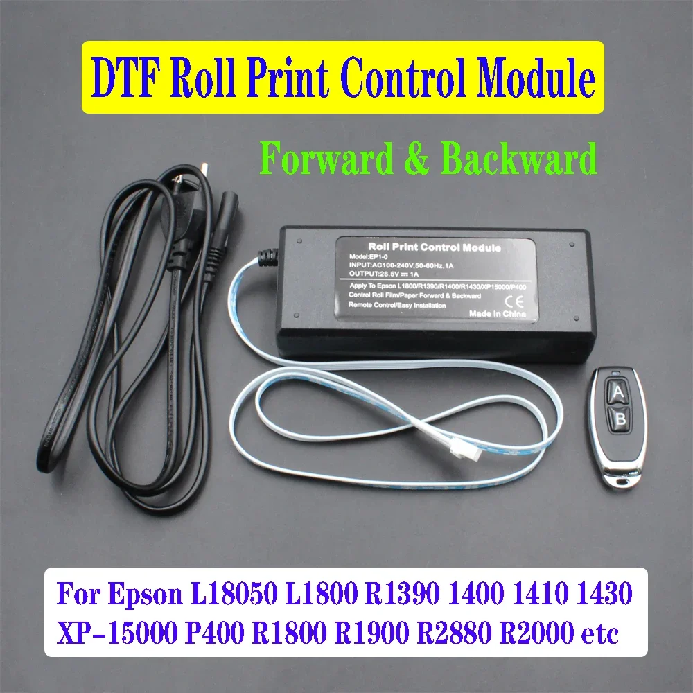 Direct To Film DTF Roll Control Device For Epson L18050 L1800 1390 1400 1410 1430 XP15000 P400 Forward Backward Module Tool Unit