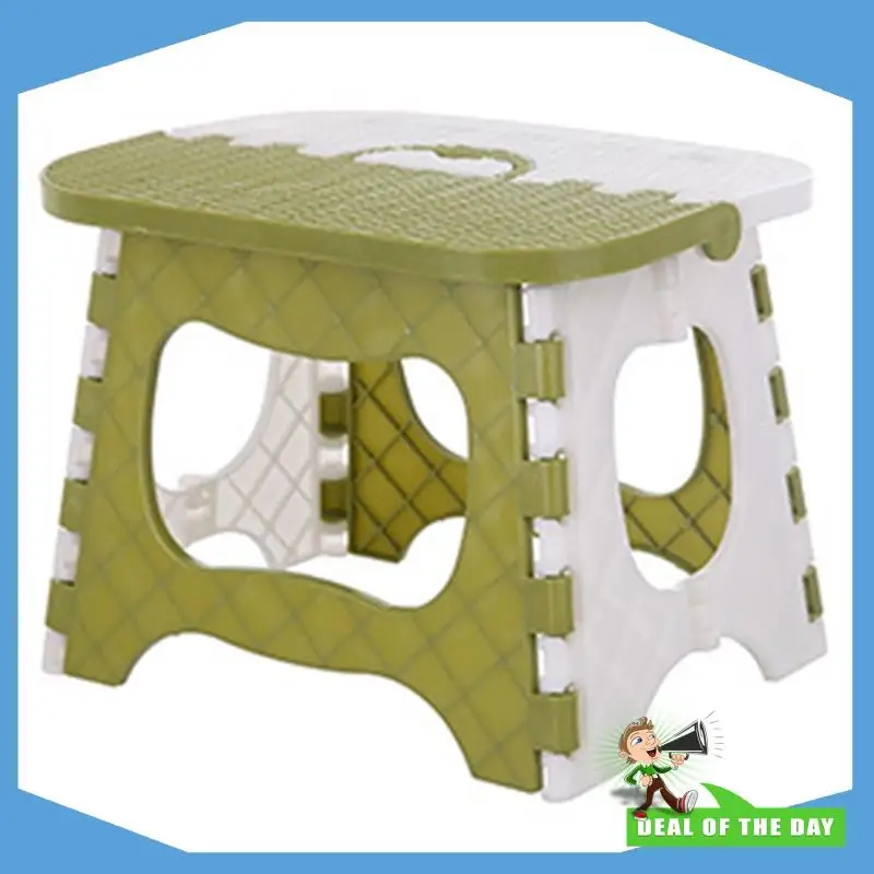 24-Hour Delivery Plastic Folding Stool Thickening Chair Portable Home Furniture Children Convenient Dining Stool