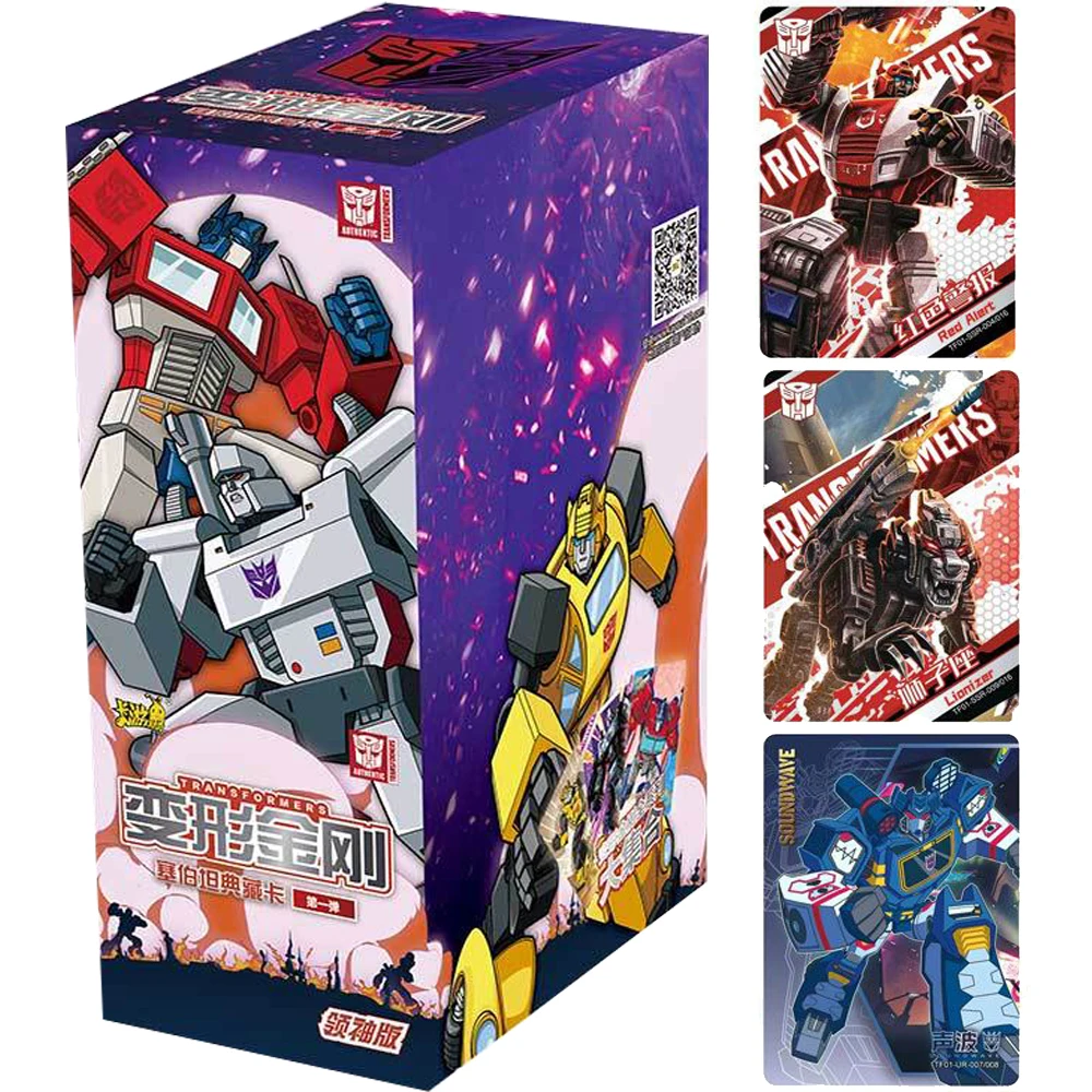 

Transformers Collection Card For Children Galvatron Starscream Optimus Prime American Movie Classics Limited Game Card Kids Toys