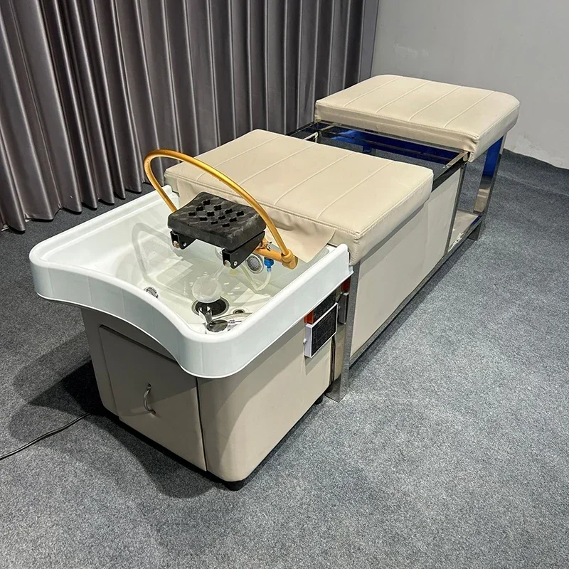 DF Opening ceremony Water Storage Type Beauty Salon Shampoo Beds Nordic Fumigation Shampoo Chairs Ergonomics Lounge Salon Furnit