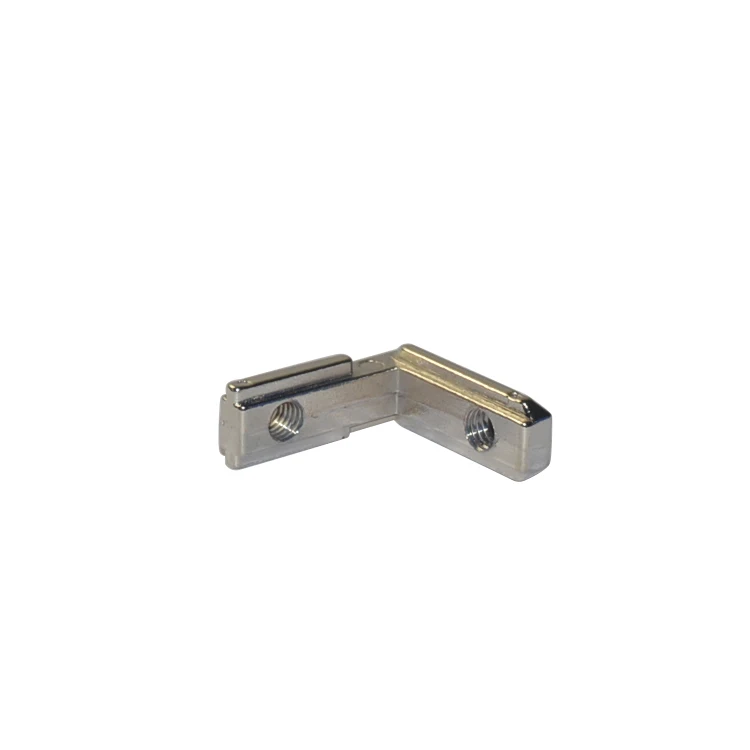 LINK CNC T slot L type 90 degree 2020 aluminum profile Inside corner connector bracket with M4 or M5 screws