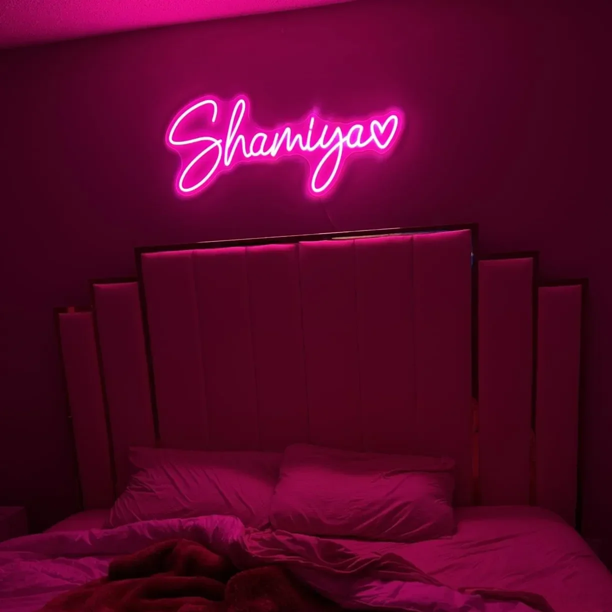 Custom Neon Signs for Wall Decor LED Customizable Light Sign Bedroom Wedding Birthday Personalized Name Sign Boy Girl Decoration