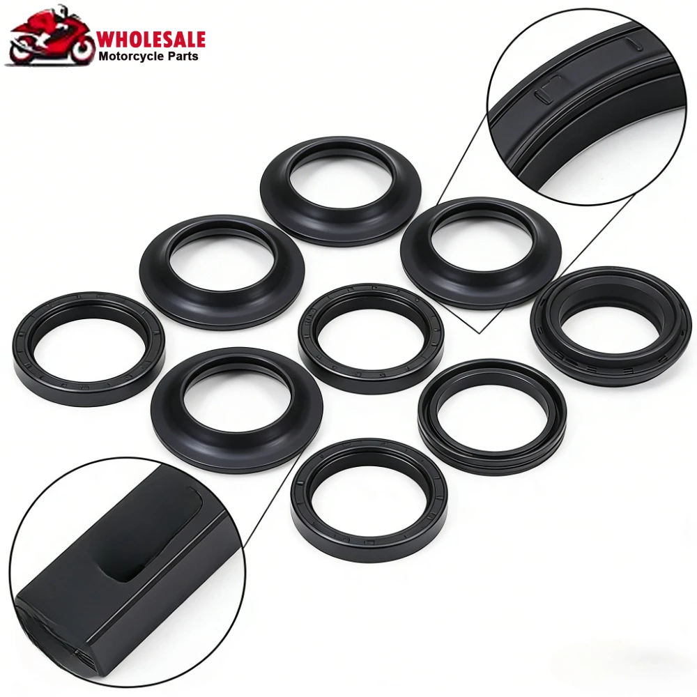 2/4/8pc Front Fork Oil Seal Cover For Daelim S2 S3 125 Fi VS125 VT125 Evolution VT125 VT125FK VJF125R VL125 VJF125R VJ125 00-17