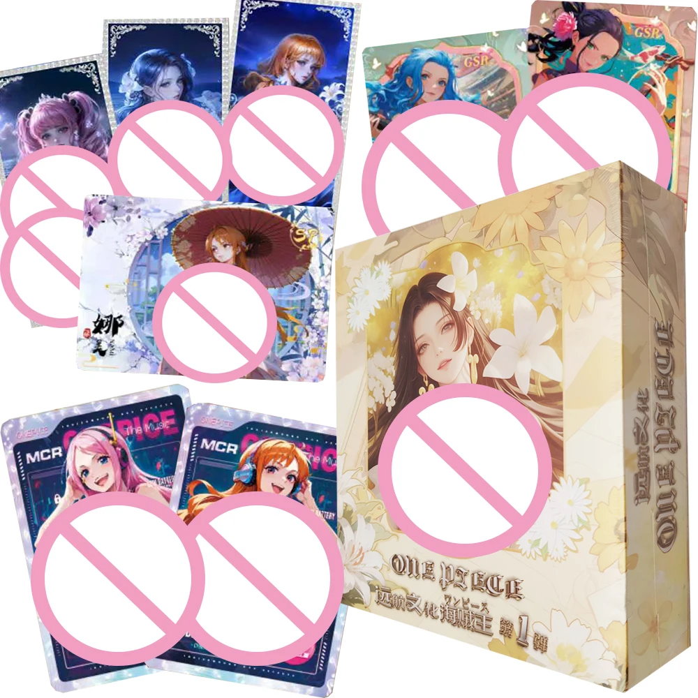 

One Piece Anime Fashion Peripheral Collection Card Monkey D. Luffy Roronoa Zoro Exquisite Art Oil Painting Card Booster Box Gift