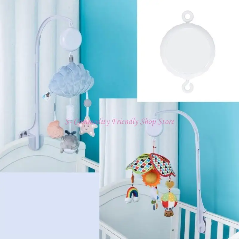 85AE Roterende Babybedje Mobiele Bed Bells Zintuiglijke Verlichting Mobiele Muziekdoos Cartoon Hangable Bells Baby Educatief