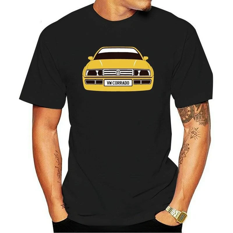 T-shirt personnalisé HTEes-CORRADO, Pick voiture couleur et plaque, S-XXXL manches courtes d'été Nouveau T-shirt mode