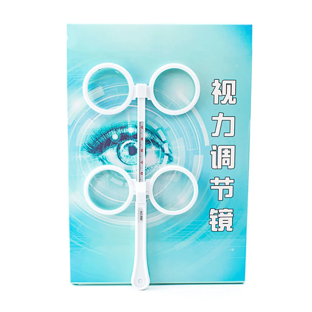 

1pc ±150° Plastic Vision Training Flipper Ophthalmic Practice Tool Myopia Exercise Equipment Teaching Aid For Eye Training