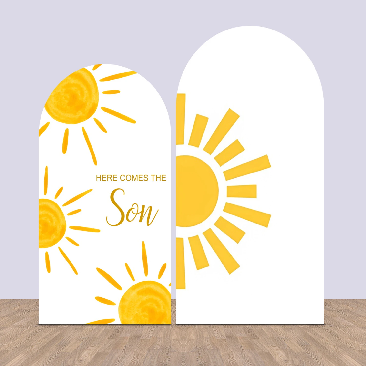 

Фон-арка Yeele Yellow Sun для детских праздников: простой рисунок, украшение для детского дня рождения, эластичный арочный фон