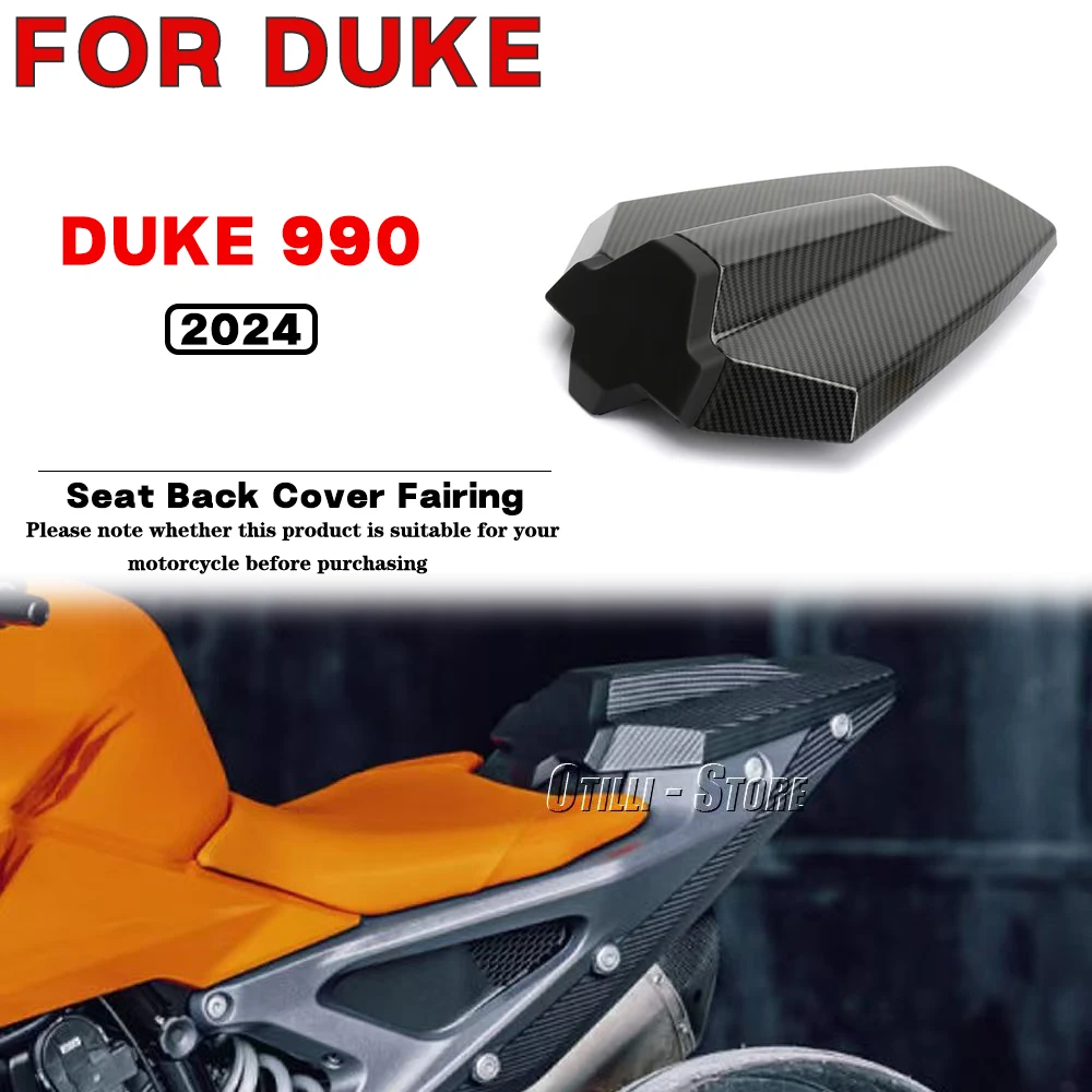 Piezas de modificación de motocicleta DUKE 990 2024, cubierta trasera de asiento de pasajero, pieza de carenado