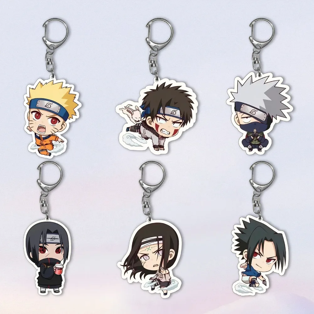 

Diy Popular Anime Naruto Uzumaki Tamaki Suoh Figure Custom Acrylic Keychain Cartoons Originality Backpack Pendant Holiday Gifts