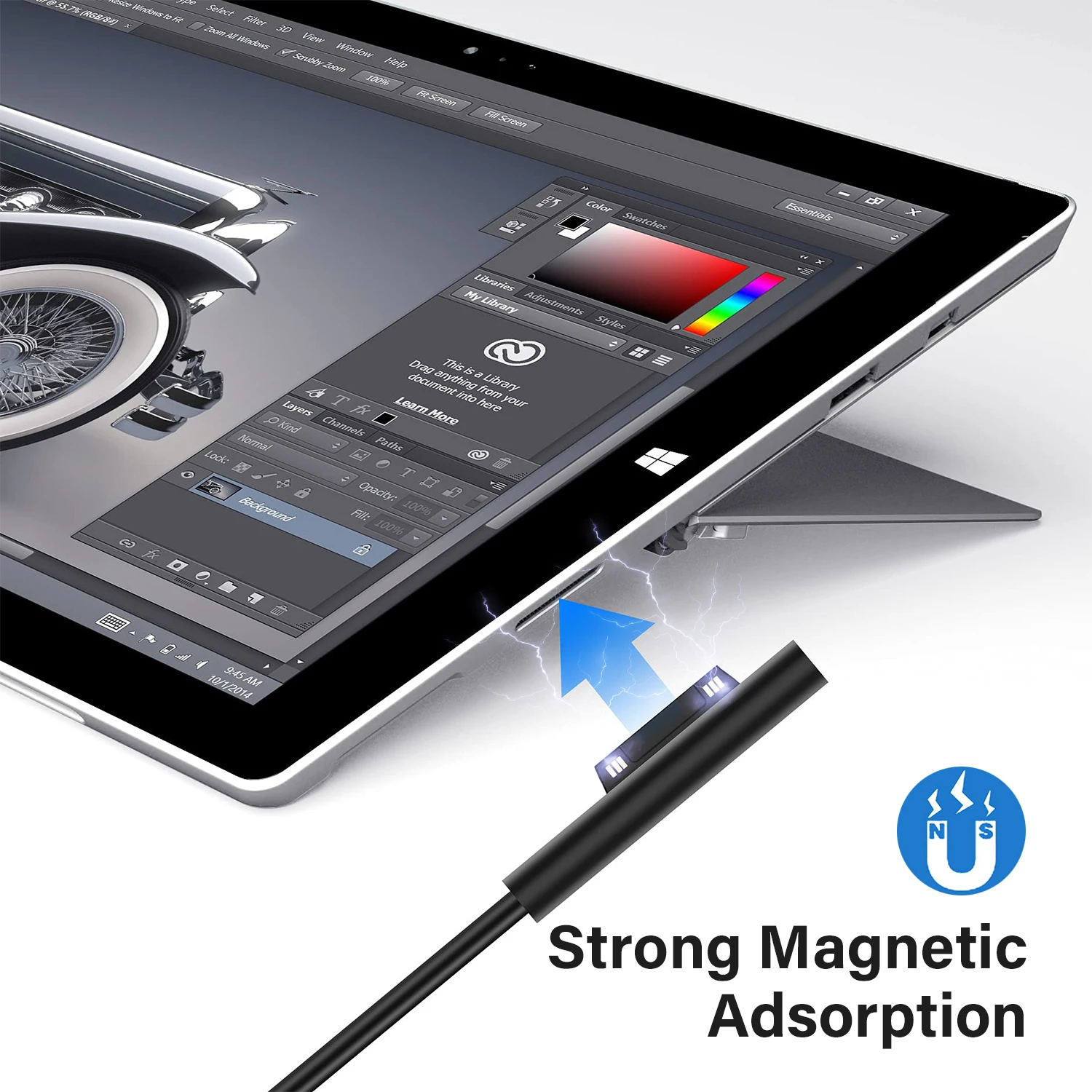 Cavo di ricarica USB C per Surface RT & Pro 1 2 (nero 6 piedi), funziona con caricabatterie USB-C da 15 V/3 A 45 W, compatibile con Surface 1512 1516 1536 Cavo di ricarica USB C per Surface RT & Pro 1 2 (nero 6 piedi), funziona con caricabatterie USB-C da 15 V/3 A 45 W, compatibile con Surface 1512 1516 1536