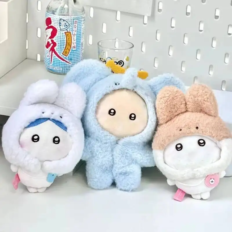 

10cm doll clothes Playground Series 10cm Cotton doll Clothes Nunu Wearable Headset jumpsuit Headwear hat accessories gift diy