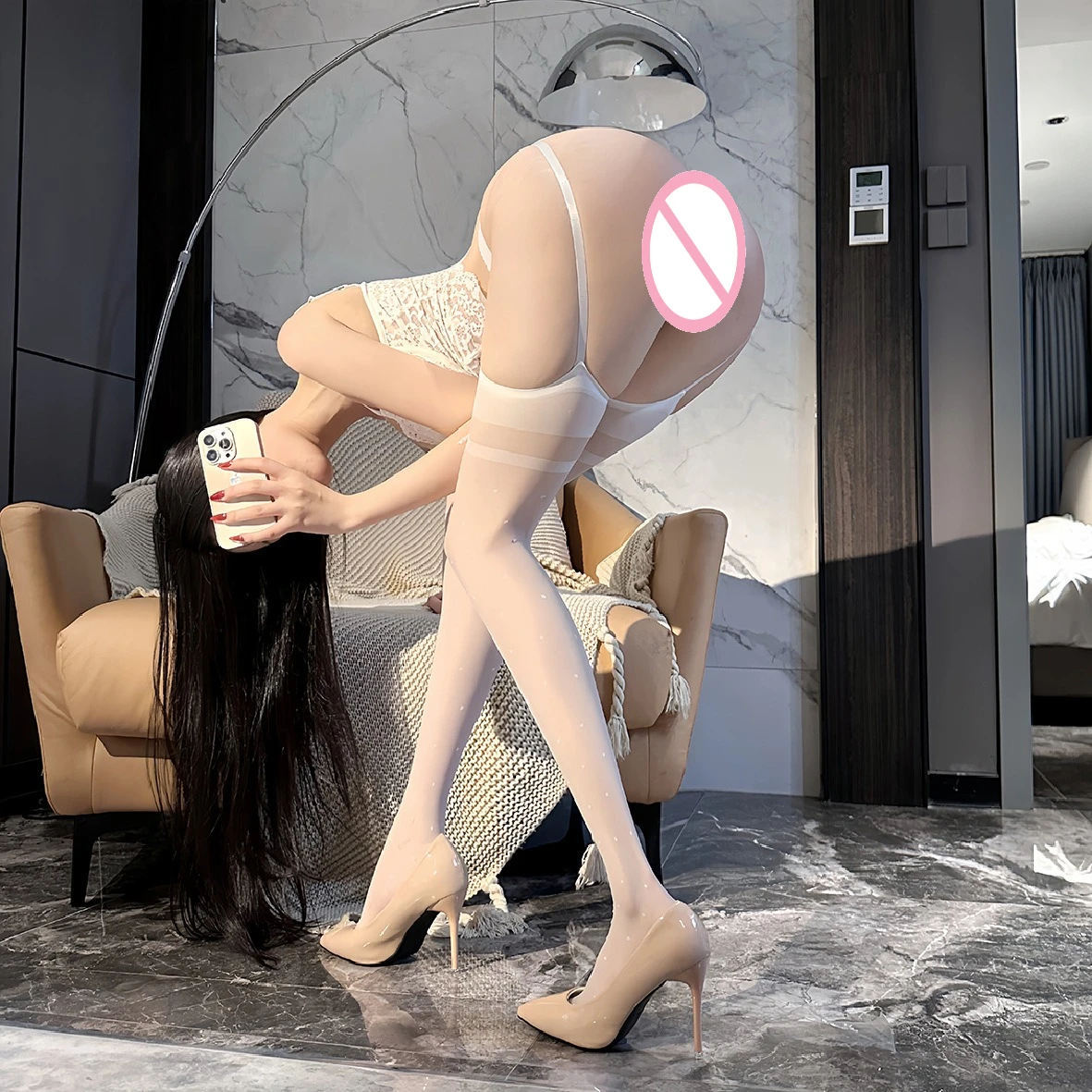 

Женское нижнее белье, сексуальные чулки с подвязками и поясом, одинаковые по цвету женские тюльфы на слинге, цельные колготки, летние тонкие длинные носки для женщин и девочек