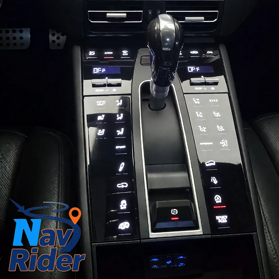 

For Porsche Macan 2014-2021 (95B.1 /95B.2) LCD Touch Panel Car Center Console Gear Shift Panel Interior Decorative Accessories