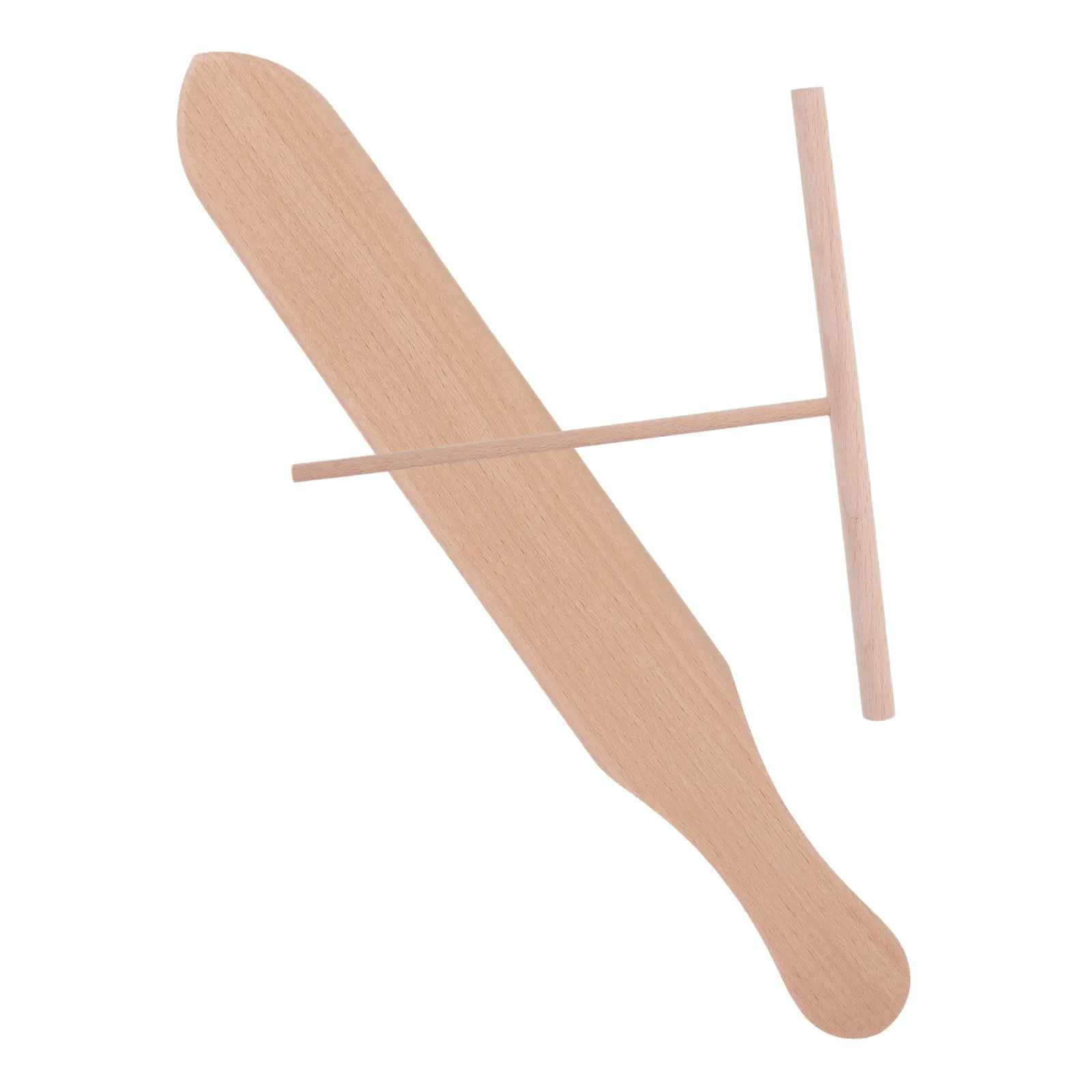 1Set Wood Crepe Spreader Kit Pancake Maker Tools Set for Even Dough Spreading Breakfast Lunch Snack Preparation Kitchen view 2