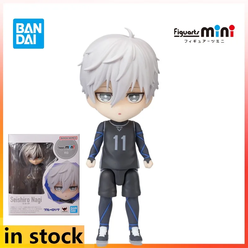 Bandai Seri Mini Figuarts Asli Mainan Model Figur Aksi Anime Penjara Biru Hadiah Ornamen Model Koleksi untuk Anak Laki-laki