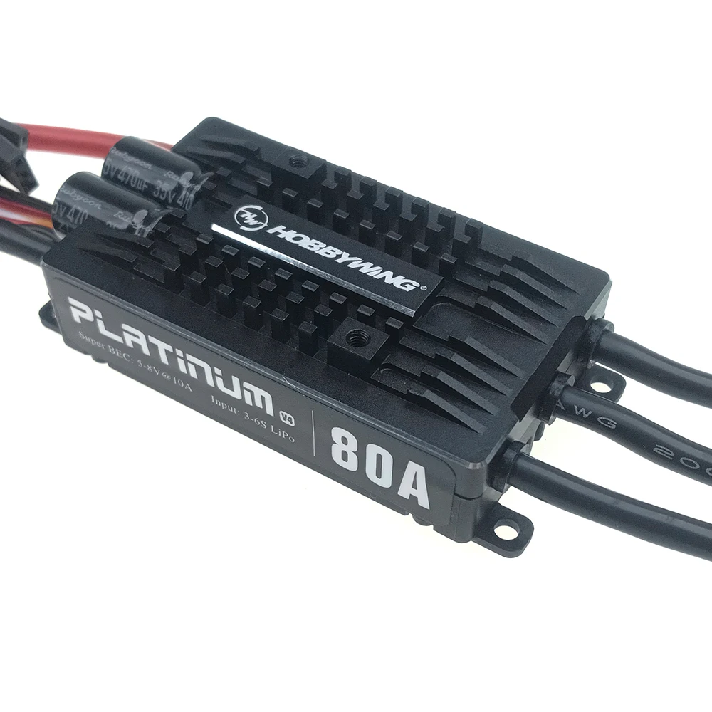 Hobbywing Platinum Pro V4 Brushless ESC 25A 40A 60A 80A 120A Electronic Speed Controller 3-6S Lipo Built-in BEC for RC Drones