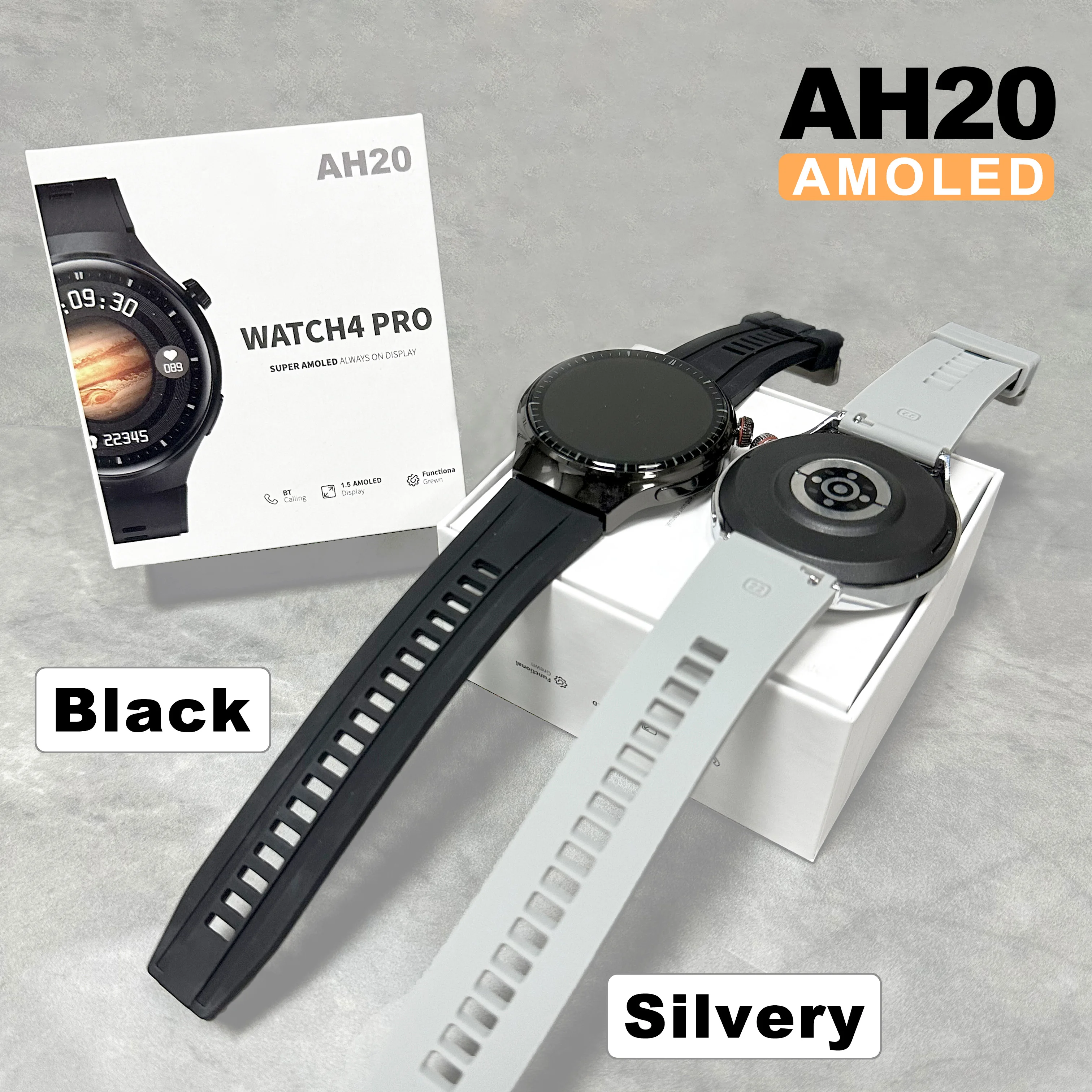 Fashion New Watch 4 Smart Watch Heart Rate Blood Pressure Monitoring Compass Music Bluetooth Phone Call Ah20 Reloj Hombre