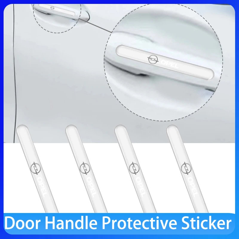 

Car door anti-collision strip door handle protection strip For Opel Astra j Insignia Astra g Corsa Zafira b Mokka Vivaro Meriva
