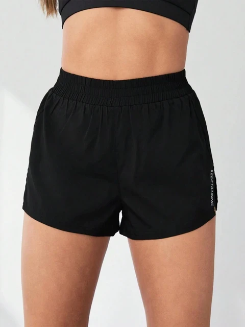 2026 New Style Faux Two-Piece Yoga Shorts