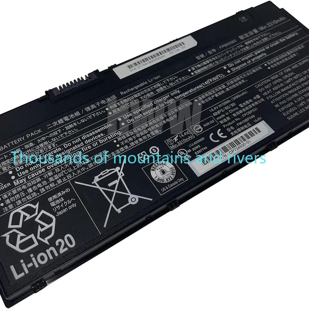 

FPB0338S FMVNBP247 FPCBP529 Laptop Battery for FUJITSU LifeBook E559 E459 E549 E548 E449 FMVNBP248 CP721834-01 3490mAh 50WH