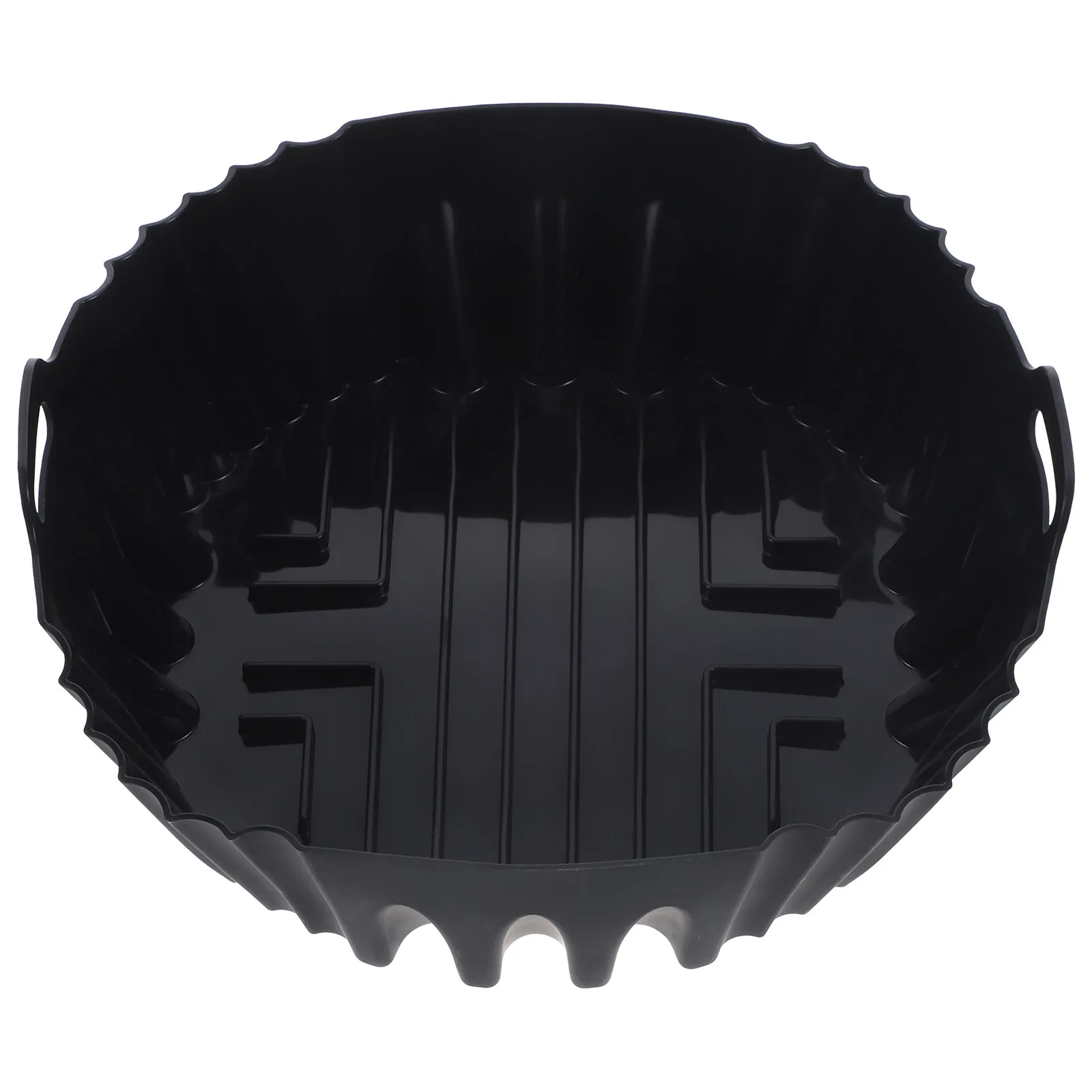 Air Fryer Silicone Pot Liner Double Handle Nonstick Heat Resistant Reusable Basket Protector Baking Tray Accessory
