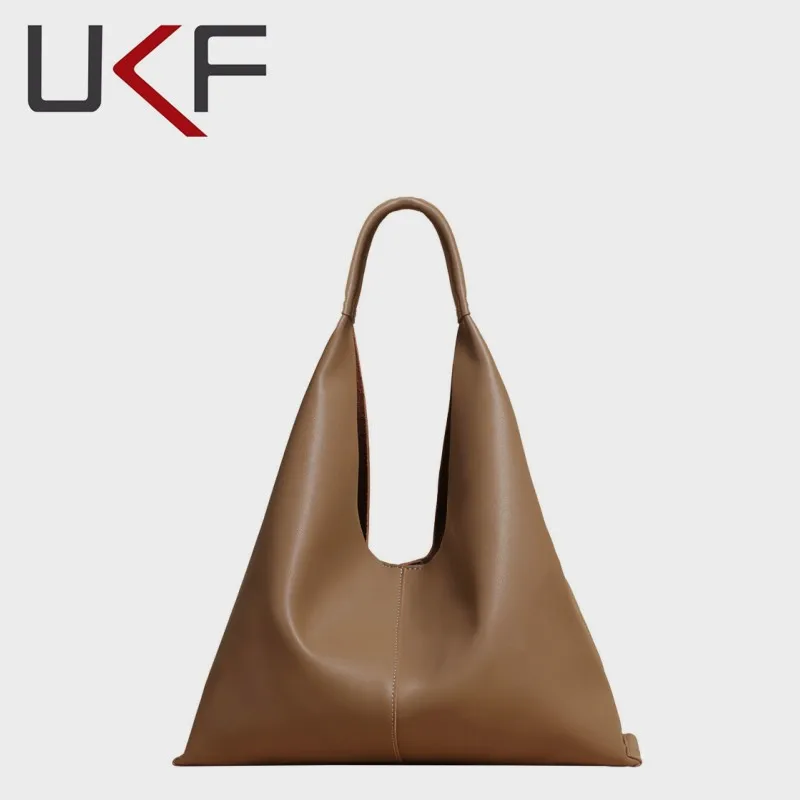 UKF 2024 Women\'s Tote Handbag Retro Casual Commuter Bag Handheld Underarm Shoulder Bags For Women Top Handle Bag Bolas Armpit